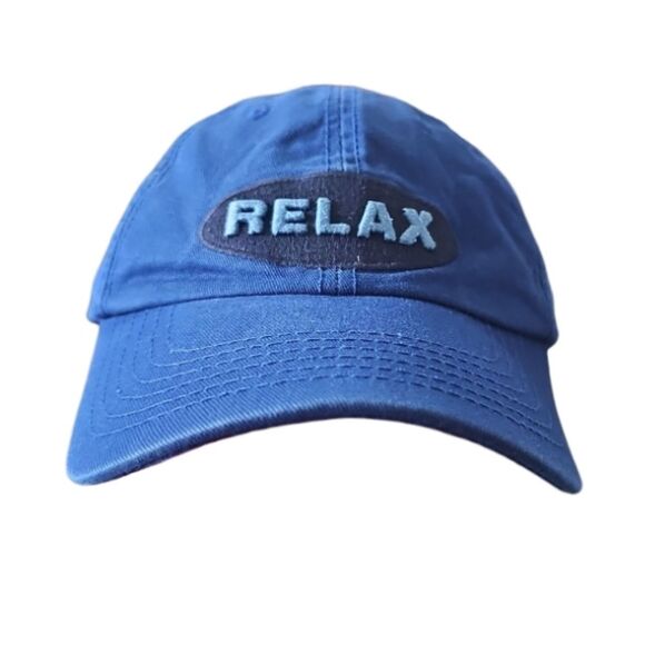 Tommy Bahama Tip Your Hat Margarita Cotton Hat Embroidered Logo Relaxed Fit Blue - Picture 2 of 15